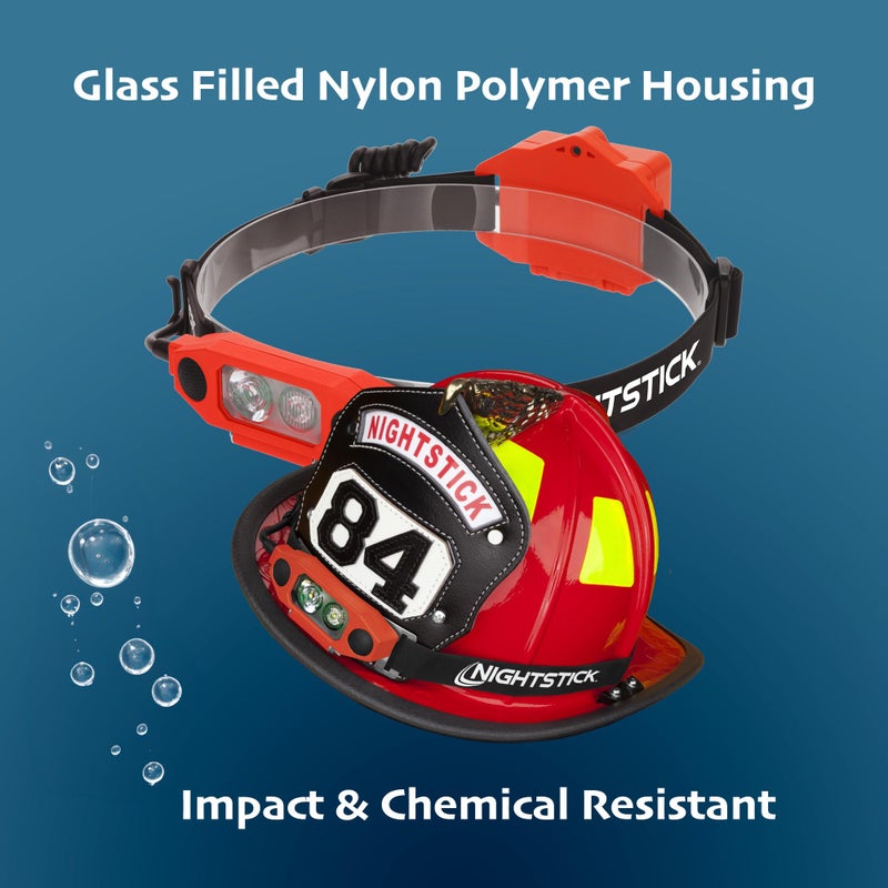 Nightstick DICATAâ„¢ XPP-5462RX X-Series Intrinsically Safe Low-Profile Dual-Light Headlamp, Red - Image 5